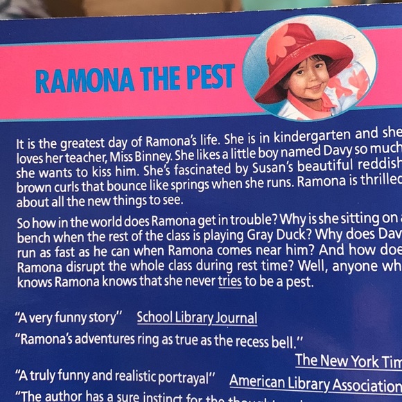 ☄️2/$15☄️Set of 2 Beverly Cleary - Picture 4 of 5